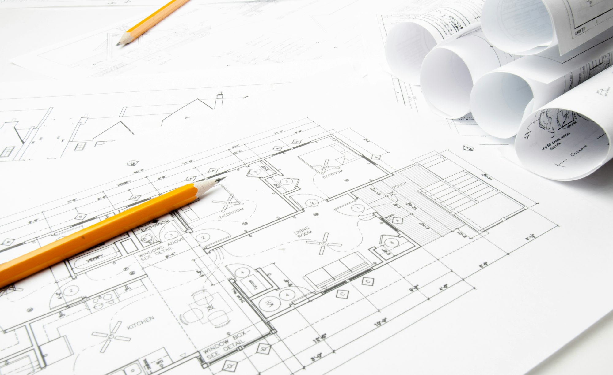 Construction planning drawings