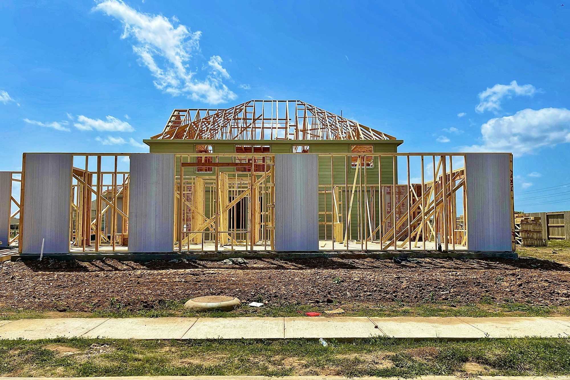 Home Construction - The framing of a home